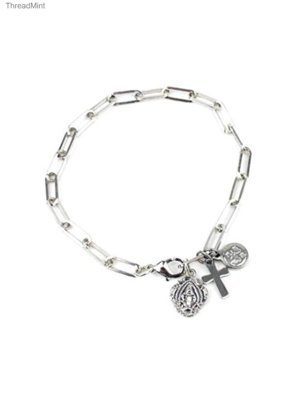 Renewal Bracelet Stainless Steel Paperclip Link 8"